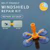 Windshield Repair Kit Tools Quick Fix Car Glass Cracked Protective Stickers Windscreen Resin Sealer DIY Window Screen Polishing