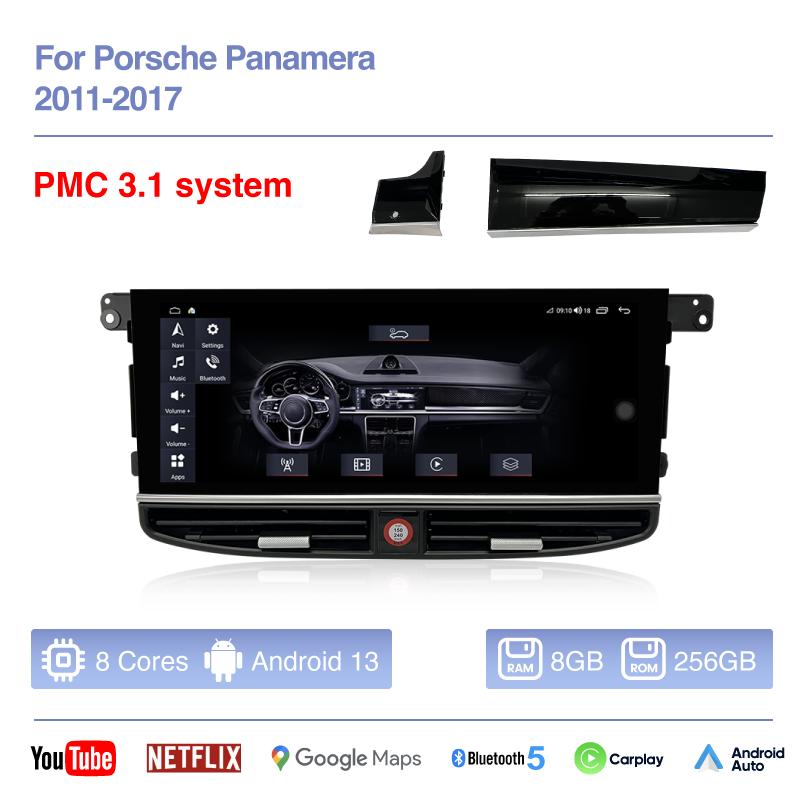 12.3 " Car Multimedia Video Player For Porsche Panamera 2011-2017 GPS Navigation Android Auto Radio stereo Carplay 4G 360Camera