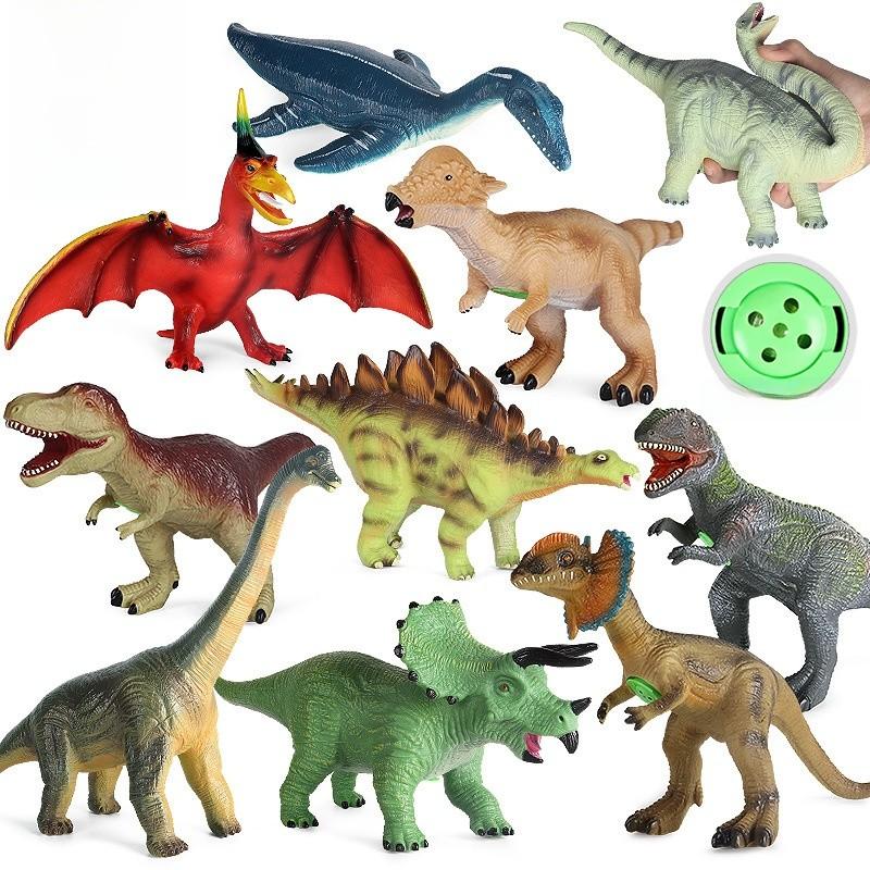 Model Realistic Dinosaur Toy Press Activated Roar Childrens Gift Educational