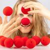 100/1Pcs Red Sponge Ball Foam Sponge Red Funny Clown Nose Funny Circus Performance Party Halloween Decoration Make Up Props