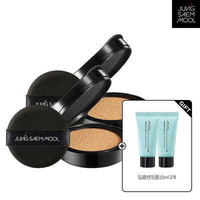 Essential Skin Nude Cushion Refill 14g X 2 + Deep Cleansing Foam 15ml X 2