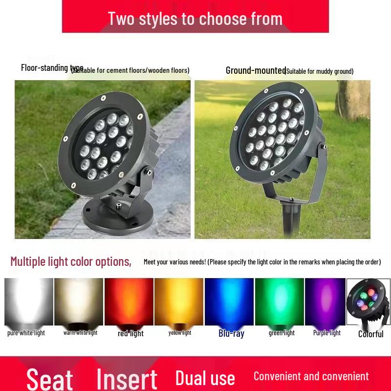 Outdoor Waterproof LED Landscape Spotlight