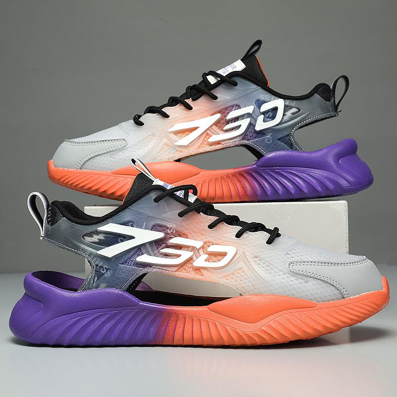 

Сандалии 2025 лето новые мужские тренд верхней одежды нескользящие пляжные туфли на толстой подошве износостойкие спортивные повседневные сандалии 39