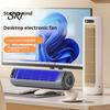Compact Cooling Fan Portable Air Conditioner Rechargeable Wall-Mounted with 3 Speeds & Silent Bedroom LED Touch Screen Cooler for Kitchen Bathroom