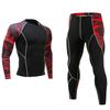 Men's European & American Long-Sleeve Quick-Dry Elastic Fitness T-Shirt
