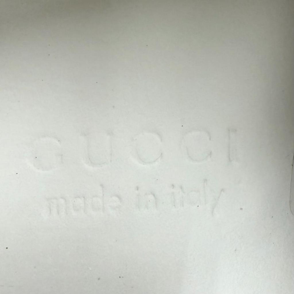 Excellent GUCCI sneakers Logo design, GG pattern, lace-up leather 35 670408 Used