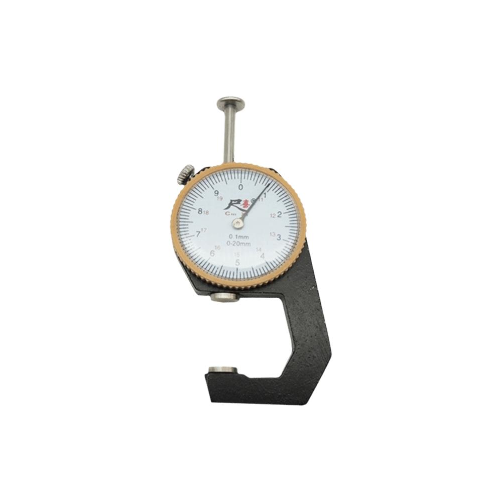 Pointed/Flat Head Thickness Tester Round Dial Measuring Tool Thickness Gauge Hollow Pipe