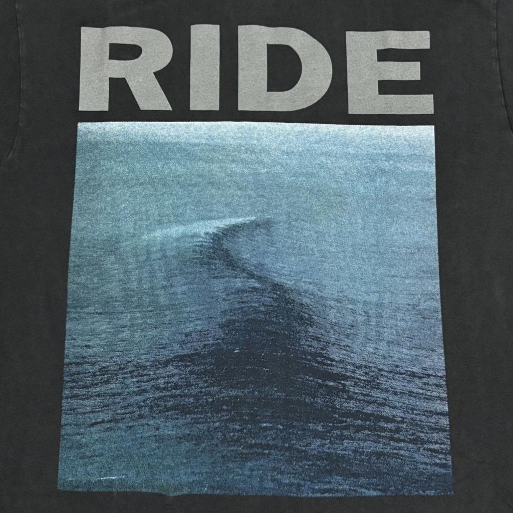 VTG RIDE Nowhere Shoegaze Band 1990 Sz.L Album Cover Single Stitch Shirt REPRINT