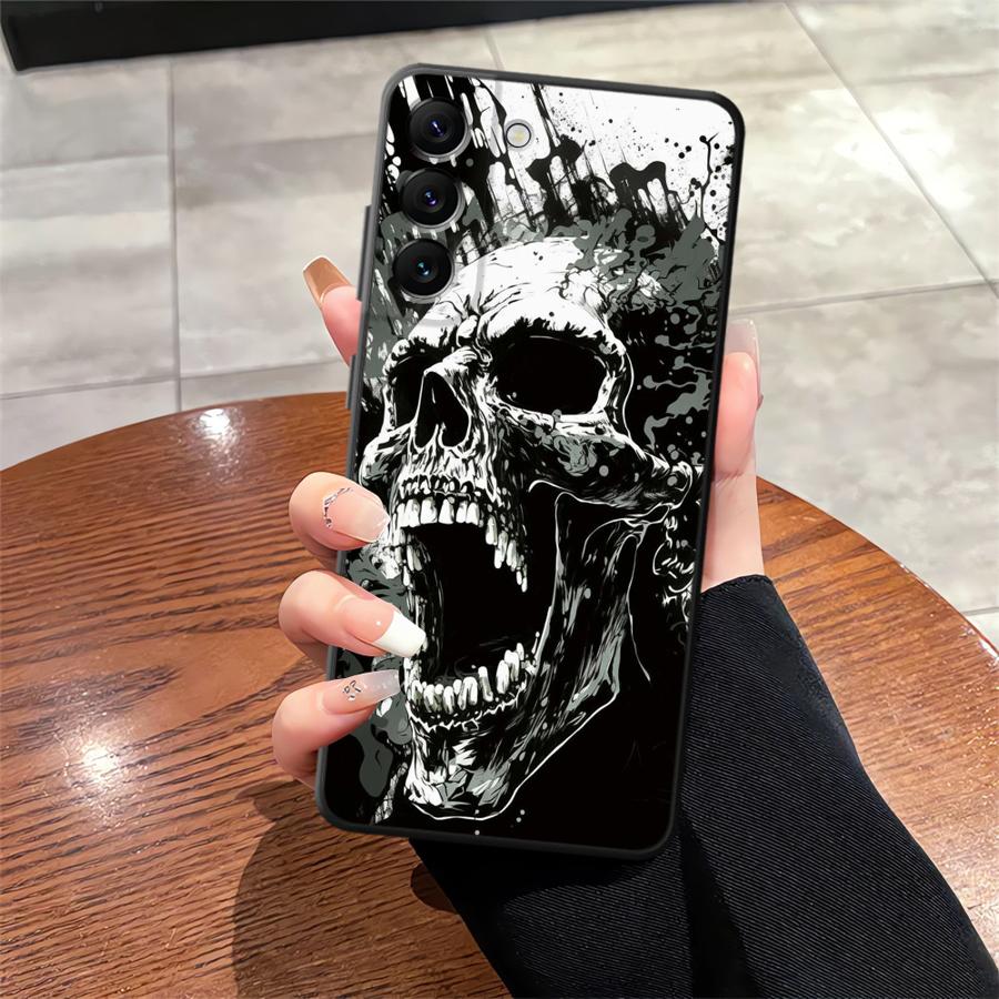 Schwarze Weiche Handyhülle für Samsung Galaxy A55 A34 A23 A52 A15 A32 A24 A53 A56 A54 A26 A25 A36 A16 A35 A17 A14 A06 A05 A12