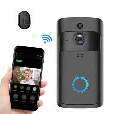 אלחוטי WiFi חכם פעמון מצלמה וידאו מרחוק דלת פעמון טבעת אינטרקום טלפון דלת APP ביתי מצלמת אבטחה פעמון וידאו 720p