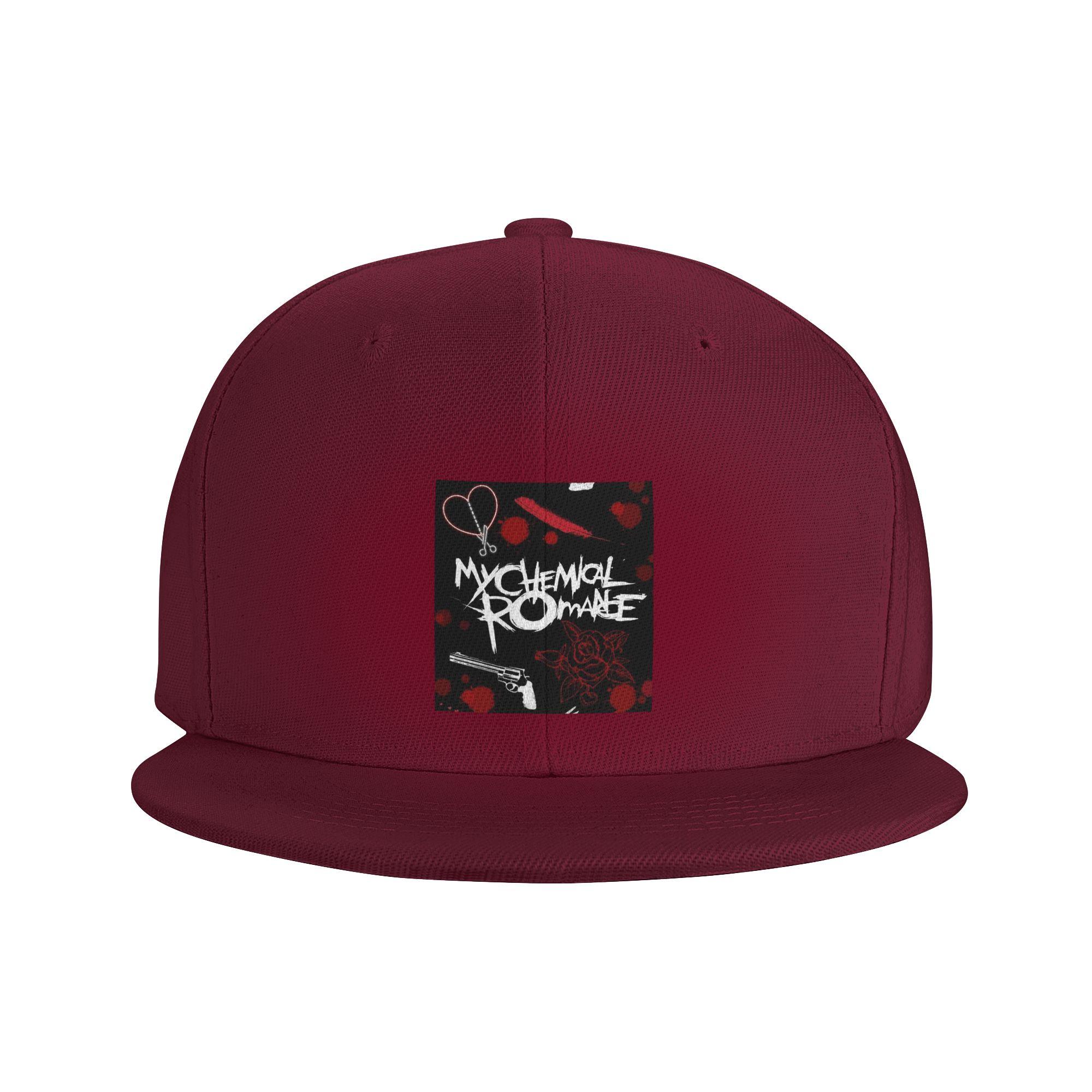 

My CChemical RRoUnisexce Band Baseball Caps Snapback Fashion Baseball Hats Breathable Casual Casquette Outdoor for Unisex One Size