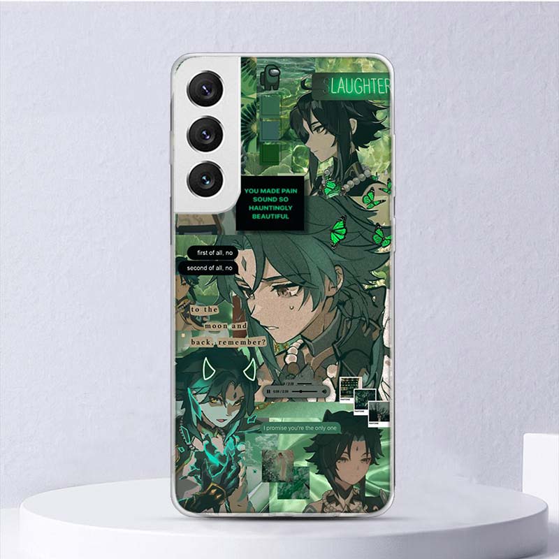 Xiao Genshin Impact Weiche Hülle Für Samsung Galaxy M12 M21 M30S M31 M32 M51 M52 Handyhülle Note 8 9 10 + 20 Ultra J4 J6 Plus J8 C
