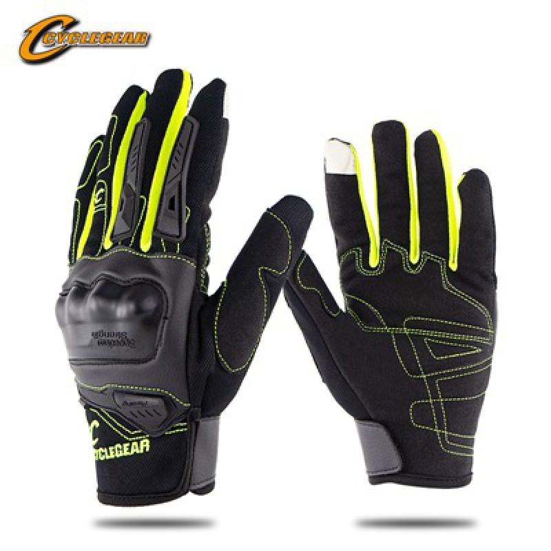 Full Finger Motorcycle Cycling Gloves With Touchscreen Breathable Mesh Wrist Protection Men Women Adult Riders