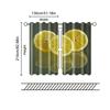 Set Of 2 Filtering Curtains Excluding Rods Non Movable Without Batteries Lemon Use Bedrooms Living Rooms Curtain Polyester Perfect For Area