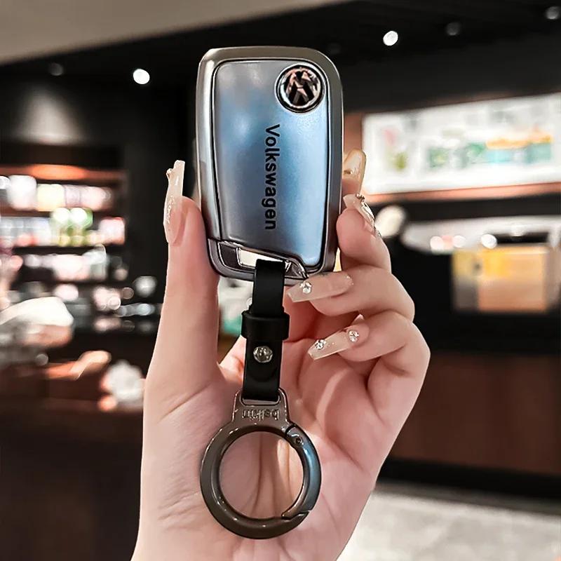 Dla VOLKSWAGEN VW Pokrowiec Etui Uchwyt Obudowa Brelok TPU do Kluczy Samochodowych dla VW Volkswagen Passat B6 B7 B8 CC Arteon Magotan GTE Brelok do Kluczy Samochodowych