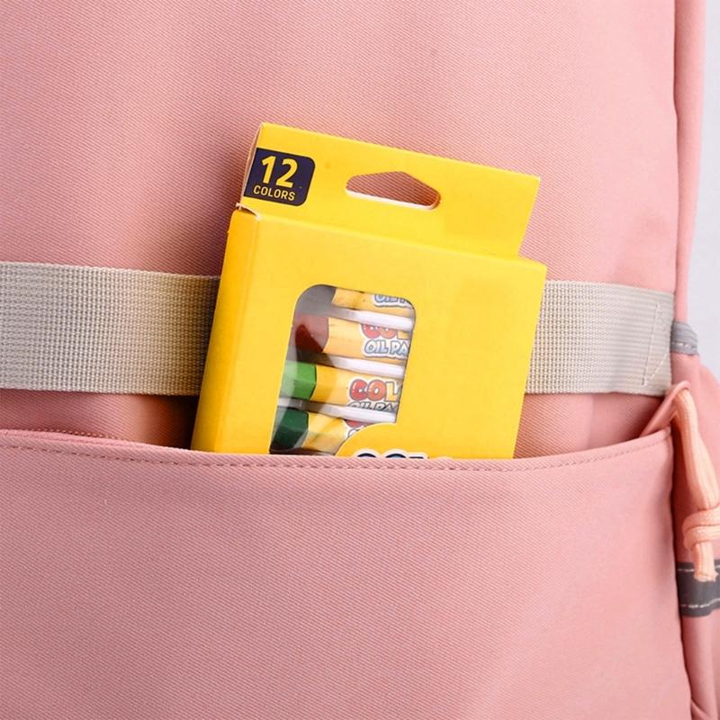 Korean Styles Backpack Lovely Rabbits Print Backpack Student School Backpack Large Capacity Backpack Girls School Bag