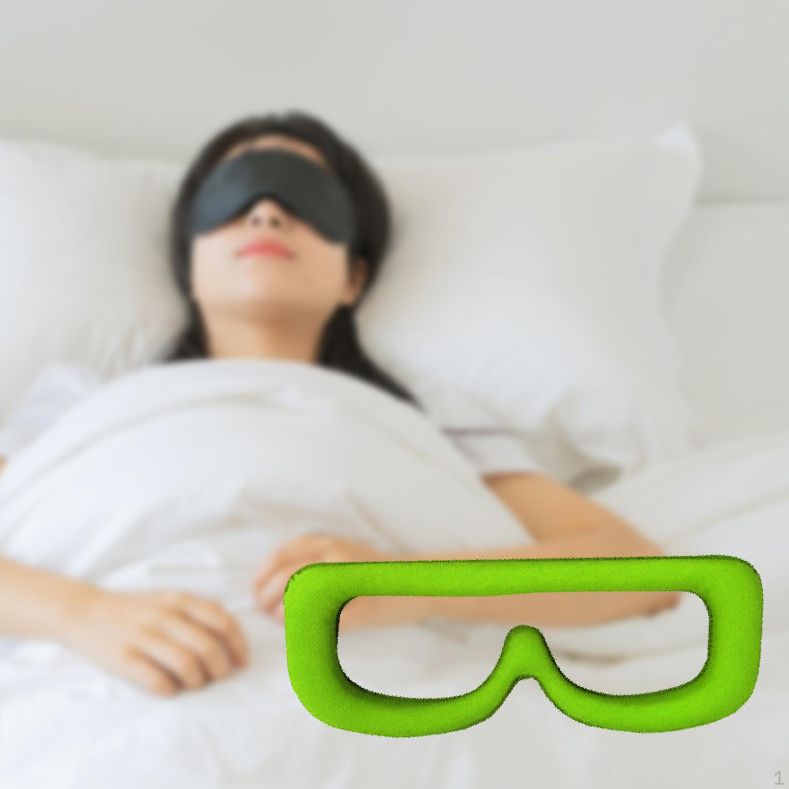 

Sponge Pad Face Cushion Soft Comfortable Easy Installation Accessories Light Blocking Eye зелений