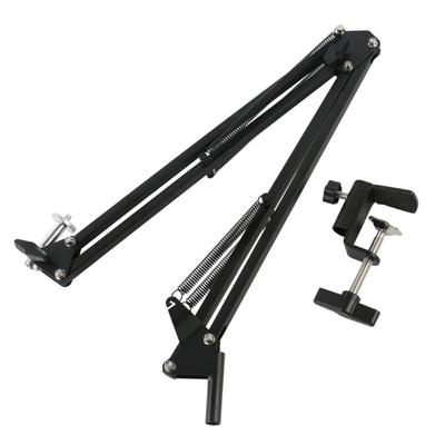 Overhead Tripod Mount Metal Flexible Over for Head Arm with Phone Holder Camera Webcam Ring Light Video Recording Use