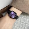 Women’s Square Quartz watchStainless Steel Exquisite Fasion Ladies Wristwatch Simple and Casual