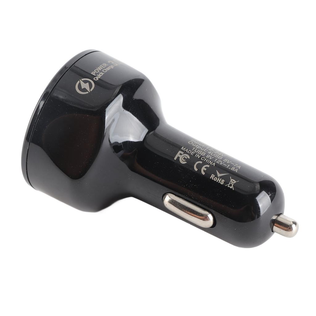 4 In 1 Car Charger Adapter 7A 35W Output Quick Charging Mini Car Charger with 4 USB Interfaces
