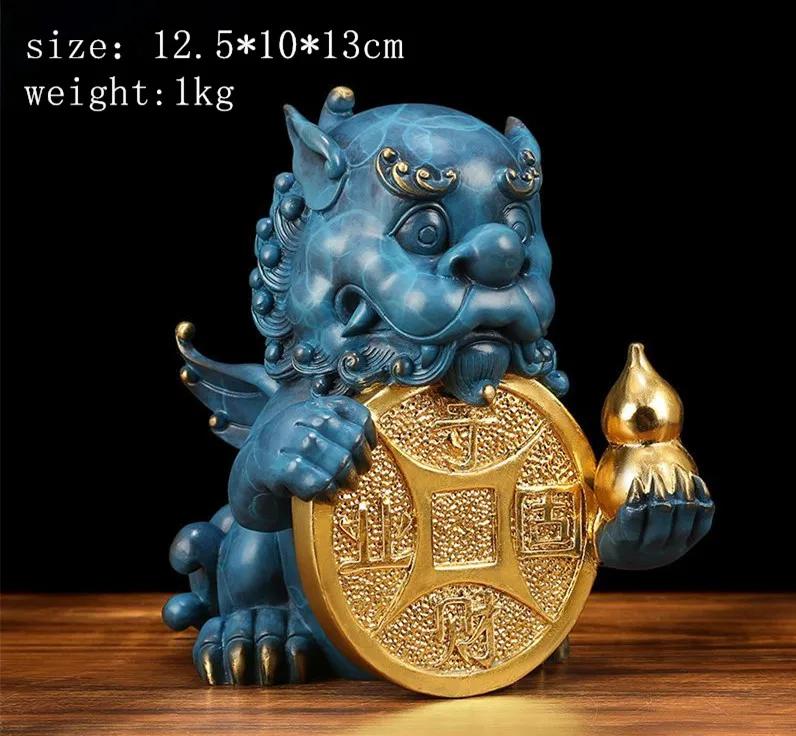 

Фэн-шуй Пиксю Медь Чжао Цай Капитал Юлий Цезарь Гостиная Магазин Открытие Подарки Милый Талисман Декор