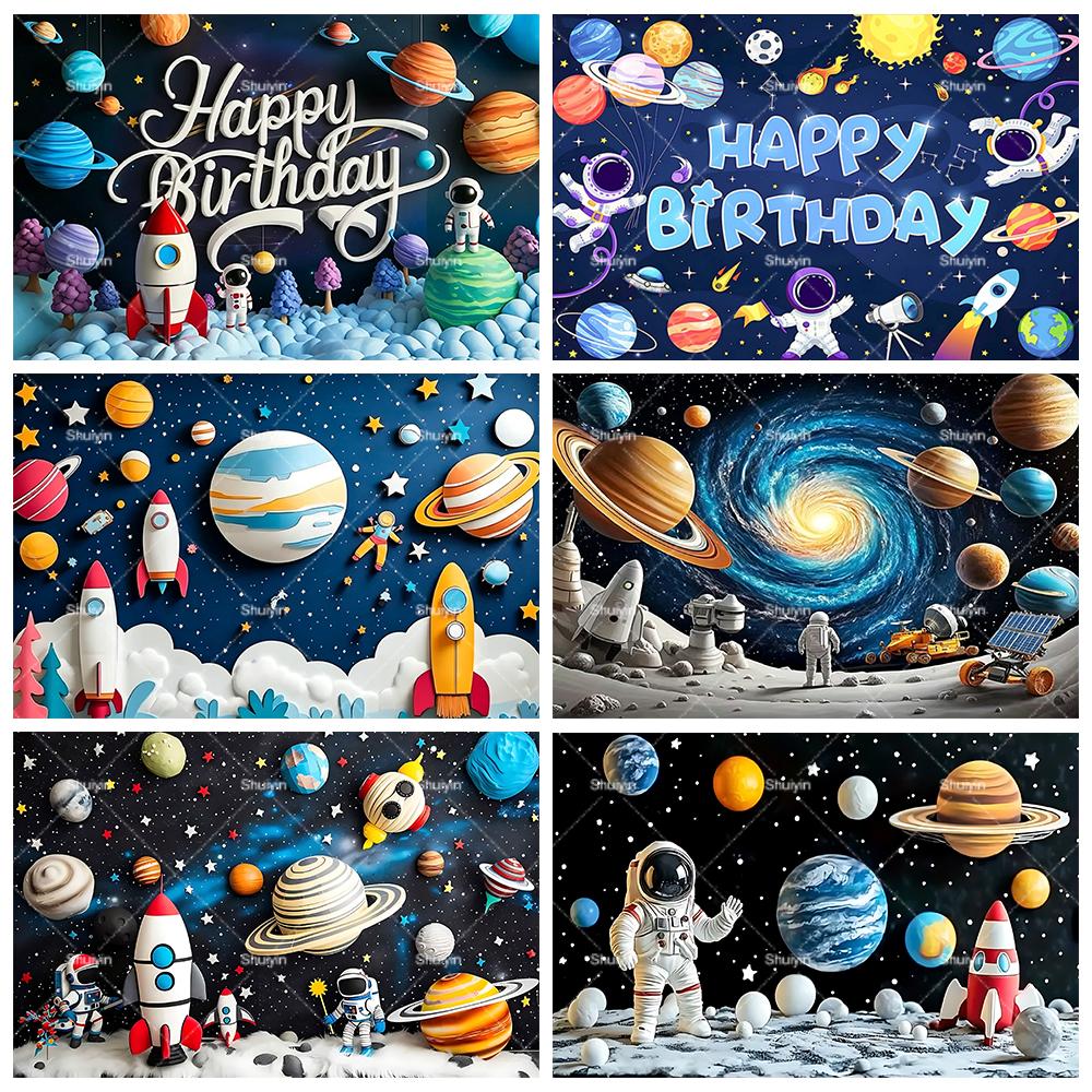 Astronaut, Rocket, Planet, Astronaut, Decorations for Kids, Party Supplies, Baby Photography Accessories, Gifts