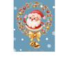 Christmas Window Decals Static Cling Santa Claus Snowflake Stickers for Glass Decor Store Display Festive Designs