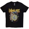 Blink-182 Unisex Black T-Shirt: Reaper Smiling New Official Licensed
