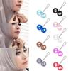 12pcs/ Set Muslim Scarf Fixed Pins Scarf Hijab Clips Pearl Stylish Pin