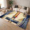 Custom Rug Pittsburgh Steelers Pattern Print Name Text Soft Non‑Slip Floor Carpet for Home Indoor Decoration