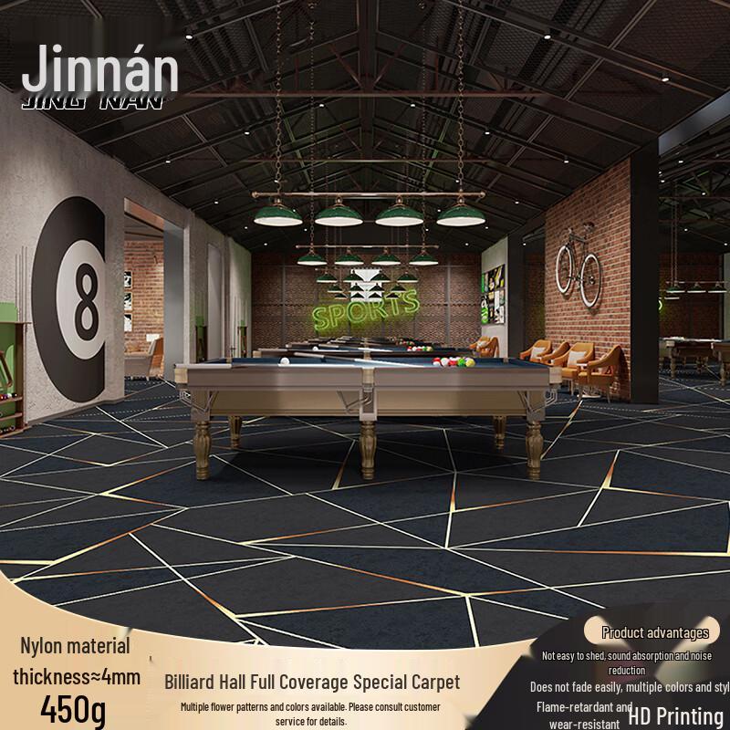 Jinnan Flame Retardant Billiard Hall Carpet