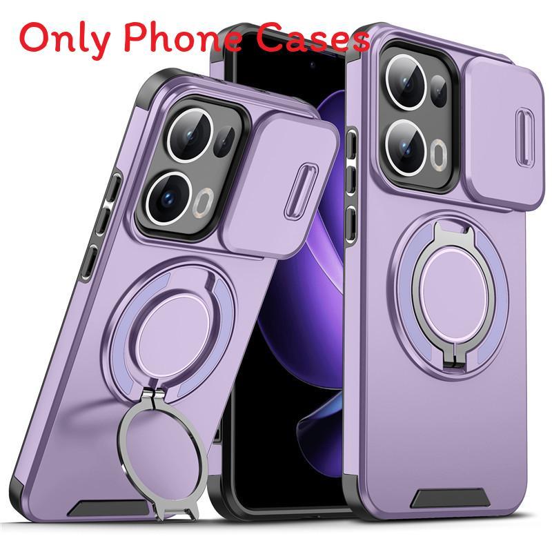 Oppo A6 Pro Realme15 Tpu Pc Metal Kickstand Shockproof Protective Case For Kids Teens