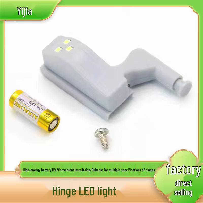 Smart Sensor LED Hinge Light for Easy Cabinet and Wardrobe Installation