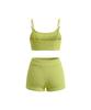VIKINI VENDER Benny Texture Bandeau Shorts Bikini - Lime
