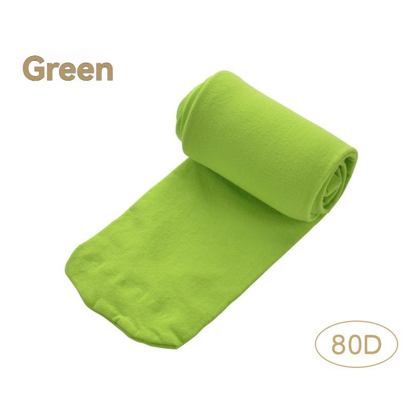 Girls  Velvet Anti-Snagging High Elastic White Tights, Spring-Summer Kids  Dance Silk Stockings, Thin Leggings Socks M Height80-100cm