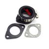 Carb Intake Adapter Manifold Pipe Flange + Gasket For Mikuni VM24 Keihin PE24 26 28 OKO Carburetor Pit Dirt Bike Motorcycle
