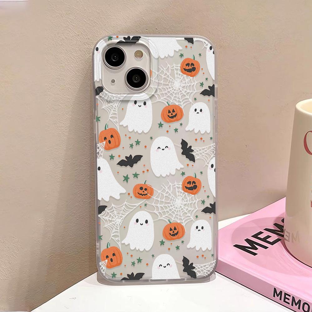iPhone 17 Pro Max Halloween Ghost Frosted Drop-Proof Case