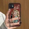 Logo C-Coca C-Cola Fashion Phone Case For IPhone 13 12 X XS MAX Pro Max 16 15 11 14 Pro Max Shockproof Matte Cover