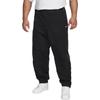 Nike Solo Swoosh Men's Woven Water Repellent Track Pants Black White FB8620-010