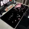 Japan Sakura Scenery Anime Pink Mousepad Gamer HD Printing Cherry Blossom Laptop Desk Mat Big Mouse Pad Keyboard Office Tablepad