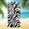 Zebra Tierprint Strandtuch Badetuch Schnelltrocknend Digitaldruck Mikrofaser Pooldecke Für Schwimmen Reisen Camping Outdoor