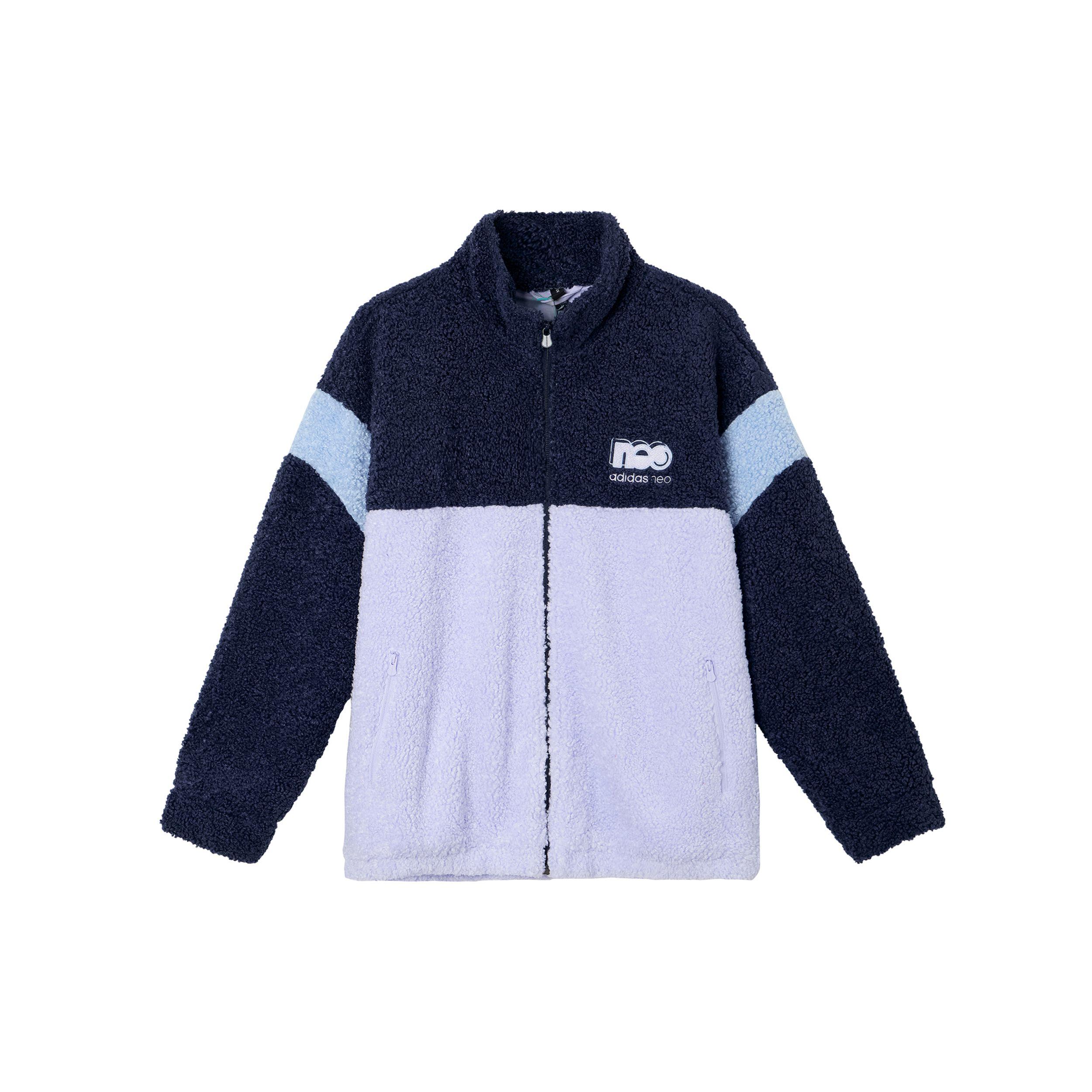 

Adidas Женская куртка с воротником-стойкой из неофлиса с цветными блоками, синяя GU0838 XXL