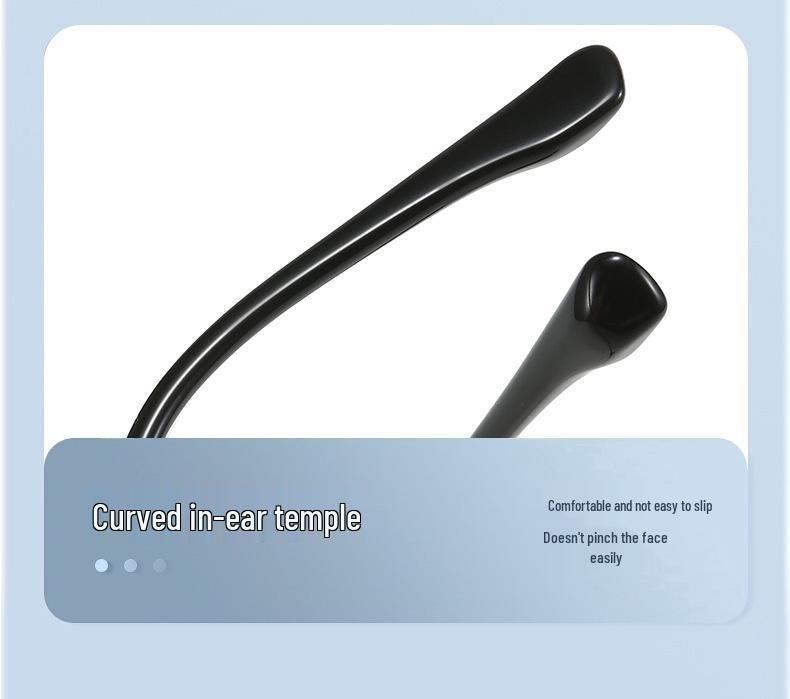 Exquisite Dual-Color Aluminum-Magnesium Frame Glasses with Titanium Anti-Blue Light Myopia Lenses (Model 5101)