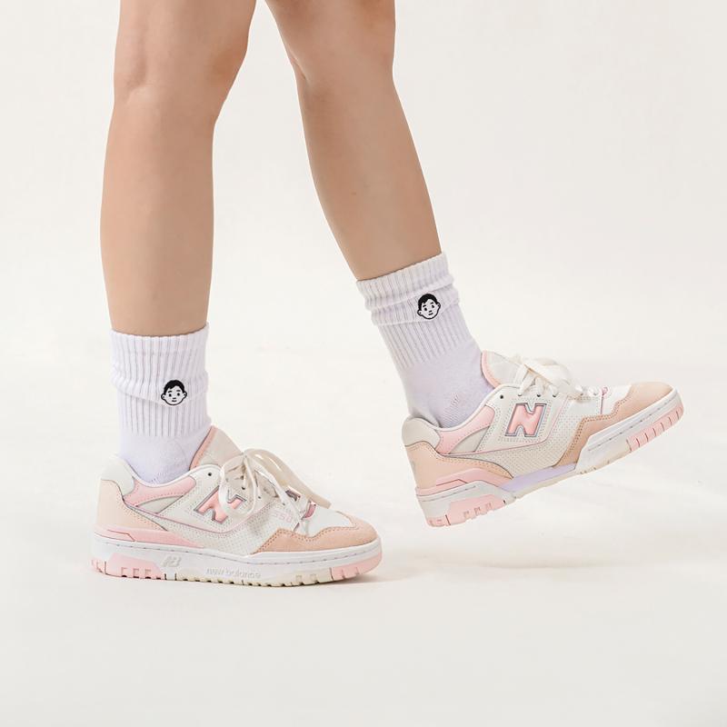 New Balance 550 'White Pink' Sneakers Women's Sneakers BBW550WP