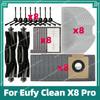 Compatible For Eufy Clean X8 Pro SES Vacuum Cleaner Main Side Brush HEPA Filter Dust Bag Mop Cloth Accessories Parts Kits