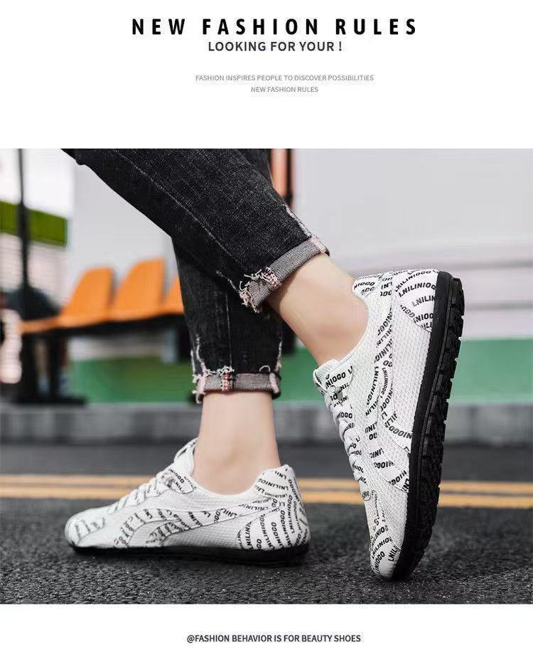 Scarpe da Ginnastica Estive da Uomo a Blocchi di Colore Slip-On in Rete - Scarpe Sportive Casual alla Moda a Taglio Basso