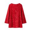 2025 Spring Women's European-American Style Sequin Bow Loose Dress