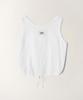 TTUDEMENT Gauze Sleeveless Blouse_White