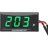 Motorrad Digitales Thermometer, DC 12V Ultra Dünnes Wassertemperaturanzeige Messgerät mit 18mm Sensoradapter und LCD-Anzeige, Digitales Hygrometer Feuchtigkeit