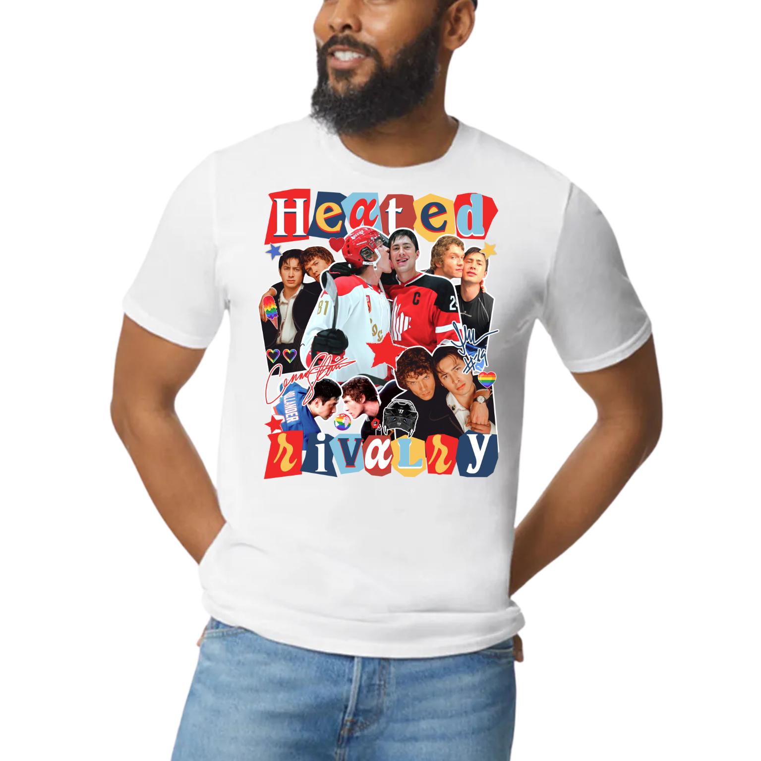 

Heated Rivalry Collage TShirt Mens Fashionable Lightweight and Breathable TShirt a Perfect Gift for Fans New Arrival 2026 S
